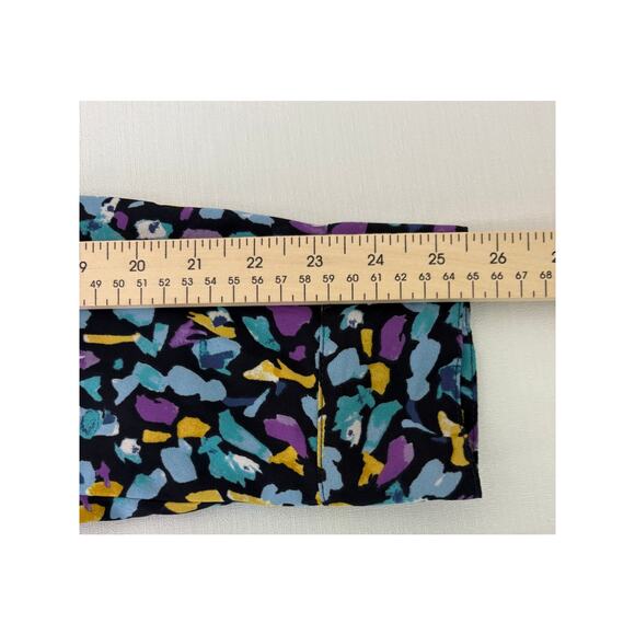 Gibson Women's Long Sleeve Shirt Blouse Sz Large Abstract Multicolor Workwear - Picture 8 of 9